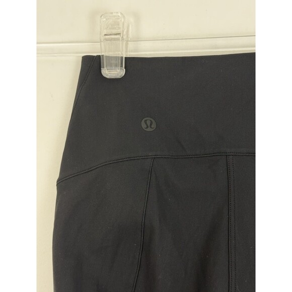 LULULEMON Here to There High-Rise 7/8 Pant 0 Black Active Office Skinny EUC B83 - Picture 4 of 6